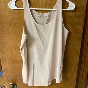 light pink professional tank top